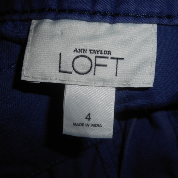 Ann Taylor LOFT Purple Shorts - Picture 3 of 3